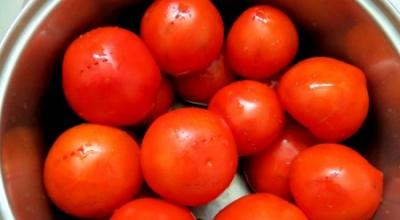 Инстант солени домати
