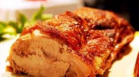 The best recipes for brass pork