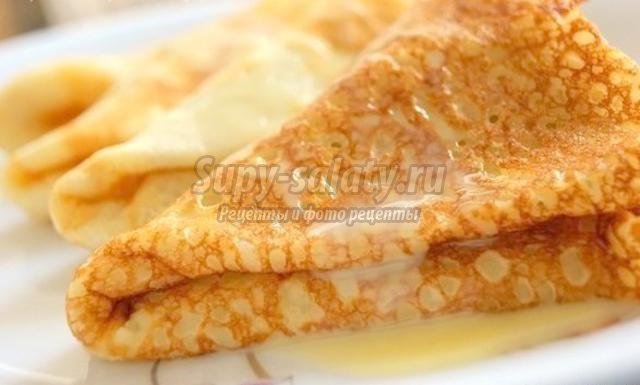 Scalded Pancakes with Yeast