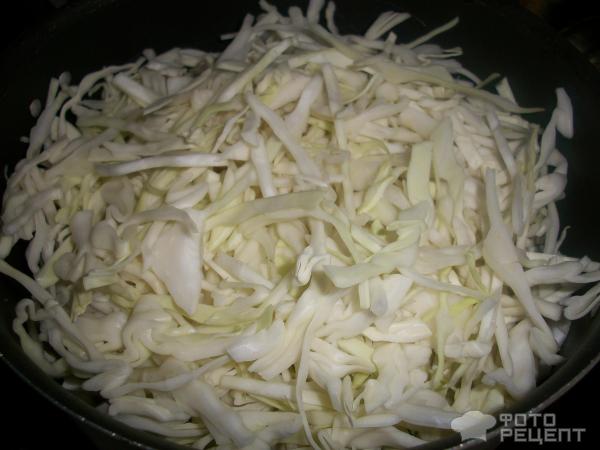 Nấm hodgepodge với bắp cải