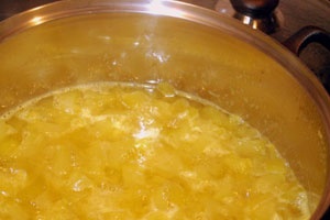 Apple-orange compote for the winter