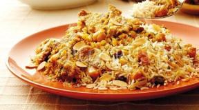Pilaf with chickpeas: recipe