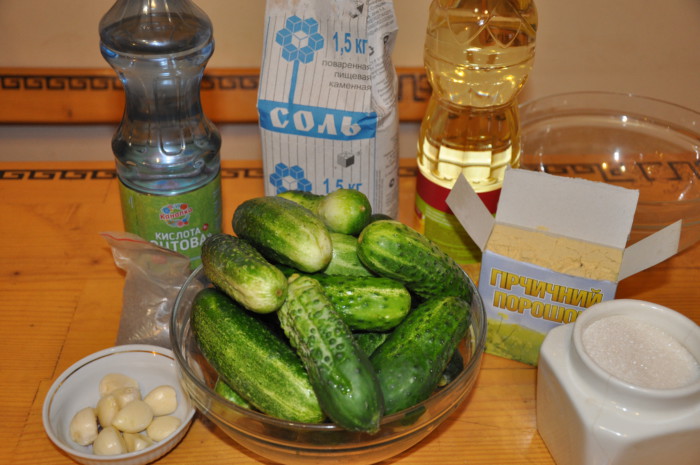 Savory cucumbers with mustard for the winter, a recipe with photos and video