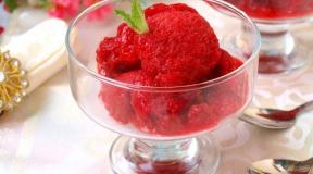 Sherbet - what is it and how to cook it correctly, benefits and harms, step-by-step recipes with photos Making hard sherbet