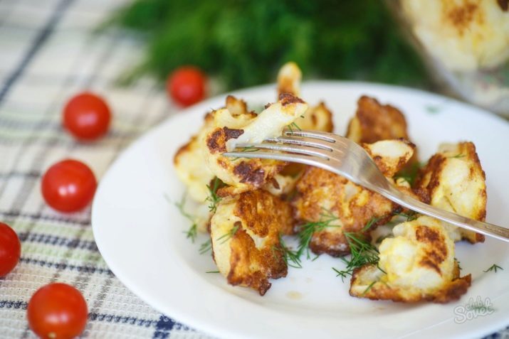 How to fry cauliflower (fresh, frozen) deliciously