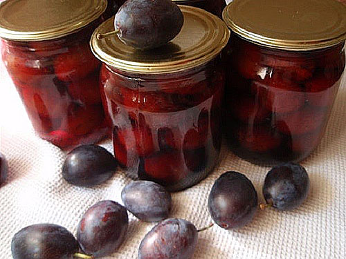 Step-by-step recipes for preserving plums with photos