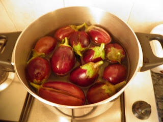 Awesome pickled eggplants