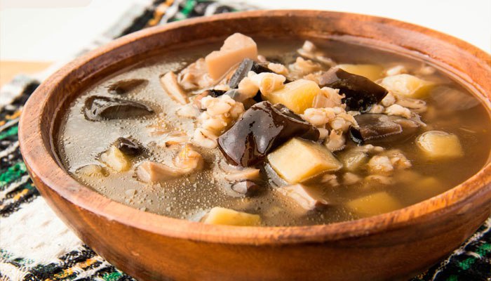 Mushroom soup - recipe
