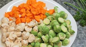 Brussels sprouts with champignons Brussels sprouts with champignons recipes