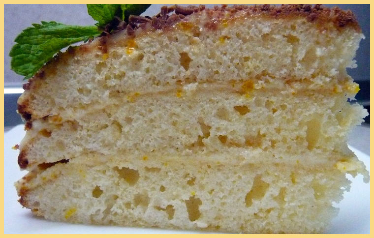Sour cream cake recipe classic simple with a photo at home
