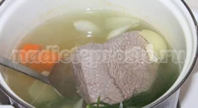 The best recipes, main courses: boiled beef with vegetables Boiled beef with corn