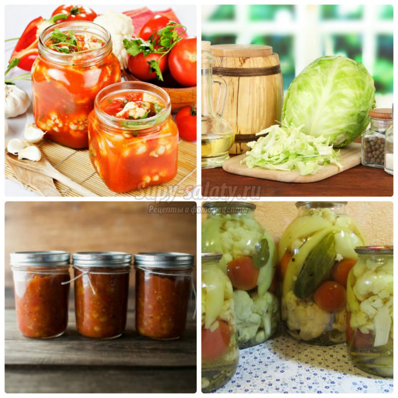 Cabbage with tomatoes for the winter: sweet and sour, salted, pickled, pickled