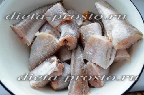 Hake in the oven whole recipes