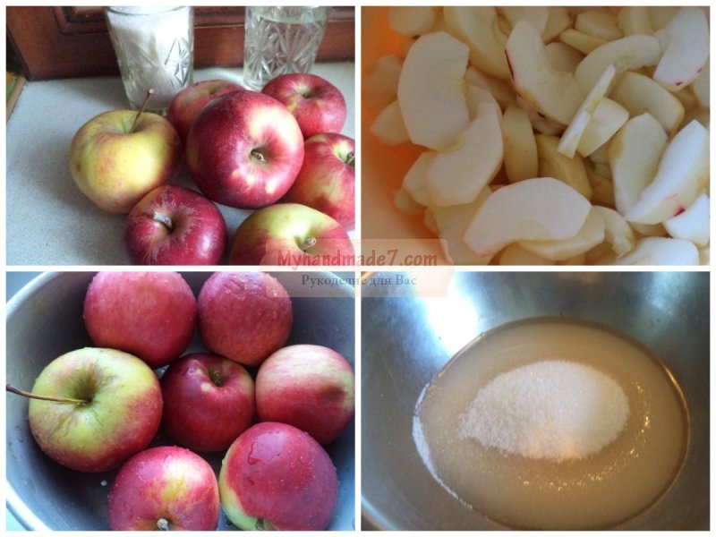 The easiest way to wet apples