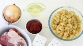 Spaghetti med kød - Sådan tilberedes pasta med kød Sådan tilberedes pasta og kød
