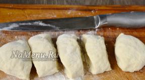 How to sculpt yeast dough patties