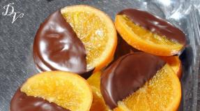 Caramelized oranges Orange slices in sugar