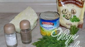 Рецепти за салата с царевица и зеле