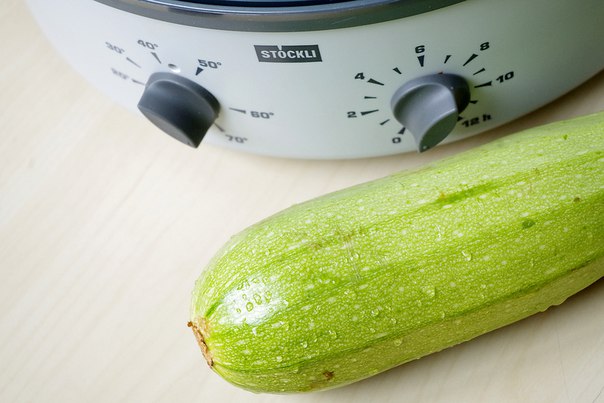 Candied zucchini in the oven