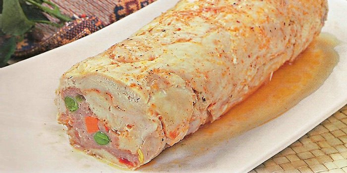 Chicken breast rolls recipe with photo