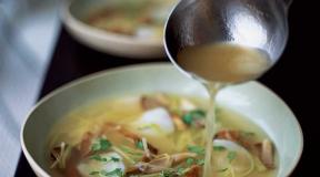 Recipe for chicken soup with dried mushrooms Mushroom soup with dried mushrooms with chicken