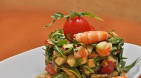 Shrimp salad simple and delicious recipes Shrimp salads with photos