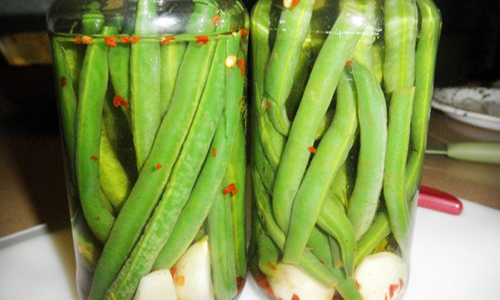 Bean preservation for winter recipes