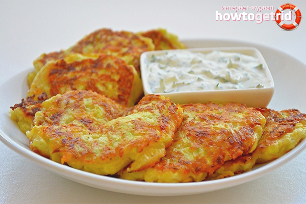 Zucchini fritters deilig hvordan lage en oppskrift