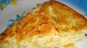 Step-by-step recipe for making cabbage pie with kefir
