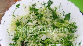 Салат из капусты с уксусом: рецепт приготовления