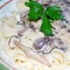 Рецепт сливочный соус с грибами для спагетти