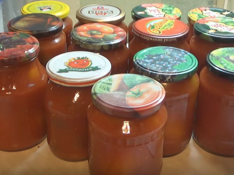 Canning tomatoes in liter jars
