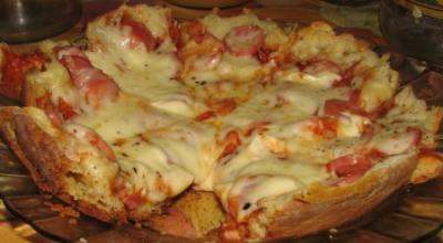 Pizza i stegepande - en hurtig italiensk frokost