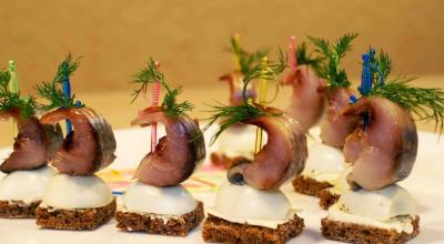 Simple recipes for delicious sandwiches with herring